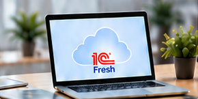 Иллюстрация работы в 1С:Фреш через интернет